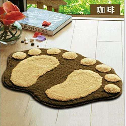 WorldCare® Blue : Big Feet Mats Carpet Mats Doormat Kitchen Bathroom Bath Mats Absorbent Non-Slip Mat 3