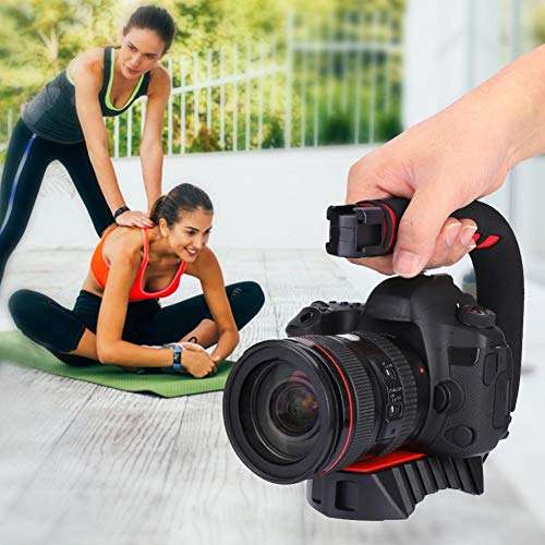 U-Grip Handheld Phone Holder, Video Action Stabilizing DV Bracket Camera Holder Tripod Stand Phone Hand Grip 4