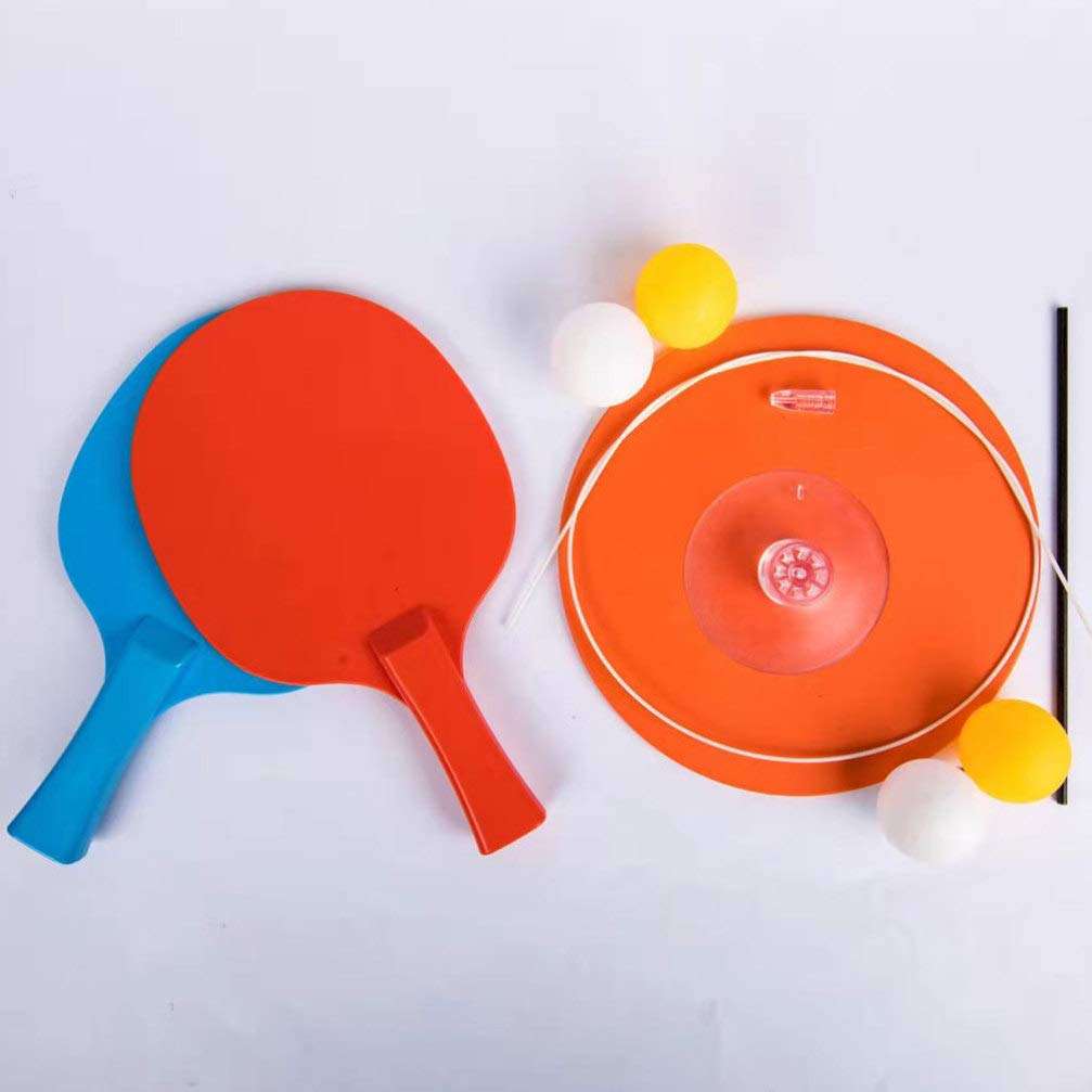 1 Set Sports Training Toy for Children Sports Training Device Table Tennis Training Tool Kids Playsets Tool Gift Table Tennis Trainer Pong Paddles Pong Balls Fitness Bat Elastic 4