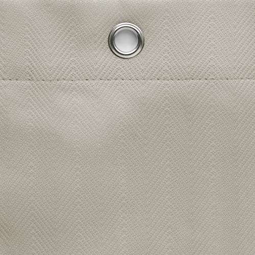 Zenna Home Herringbone Ultimate Waterproof Fabric Liner Shower Curtain, 70" x 72", Linen 5