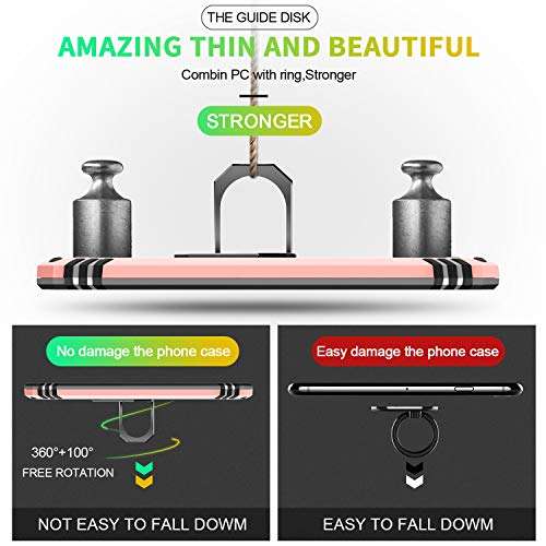 Compatible for Samsung Galaxy A42 5G Case with HD Screen Protector, Gritup Military Grade Dual Layer Protective Shockproof Cover Built-in Magnetic Kickstand Phone Case for Samsung A42 5G, Red-1 6