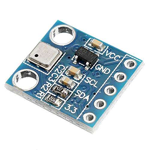 ZJYSM 3pcs GY-68 300-1100hPa BMP180 BOSCH Temperature Module Atmospherical Pressure Sensor Instead Of BMP085 High Precision Low Energy Consumption Temperature Output 8-Pin LCC I2C Interface Lead Unfre 3
