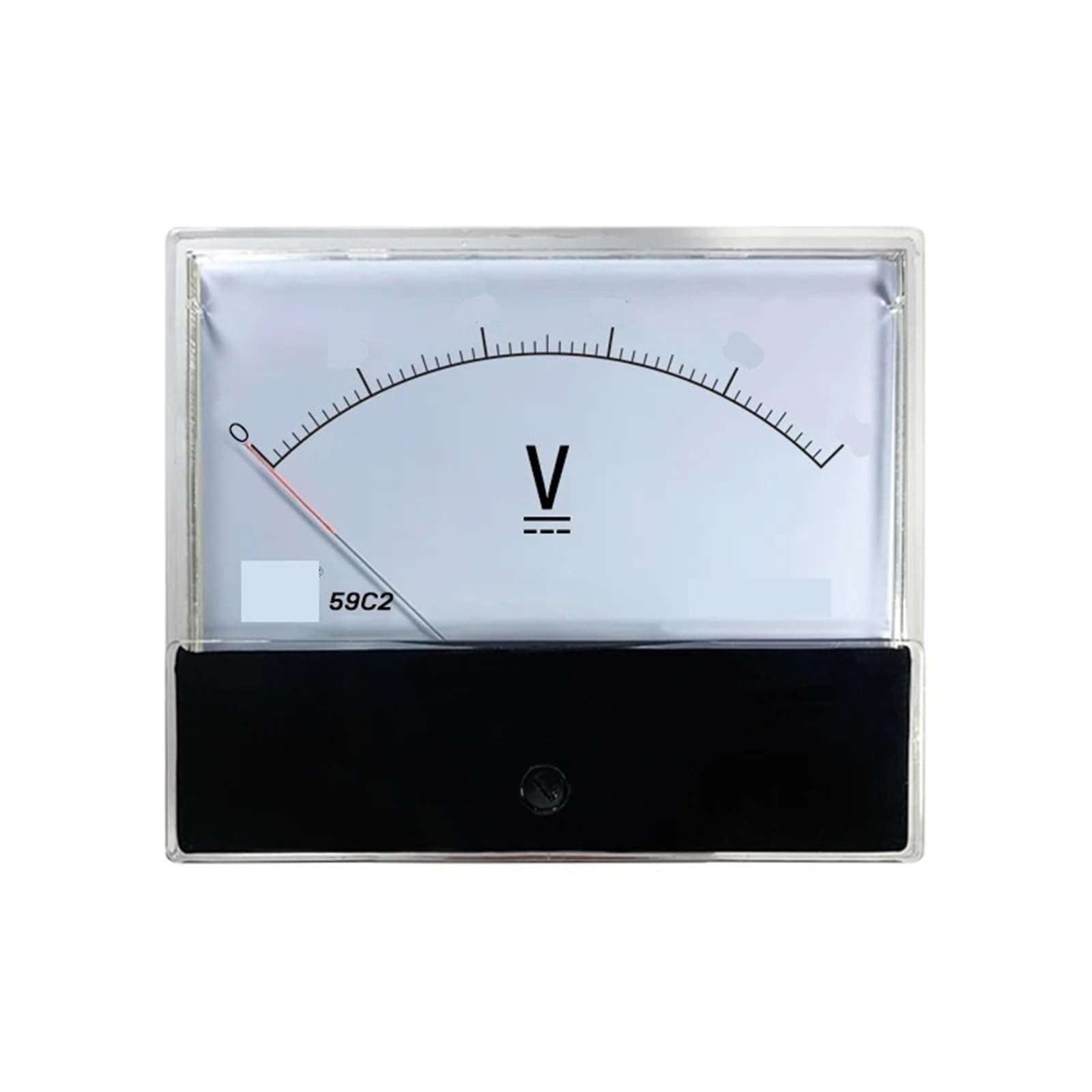 DC Voltmeter 59C2 10V 15V 20V 30V 50V 100V 150V 250V 300V 450V 500V 600V Pointer Meter 100 * 120mm Large Voltmeter(DC 20V) 1