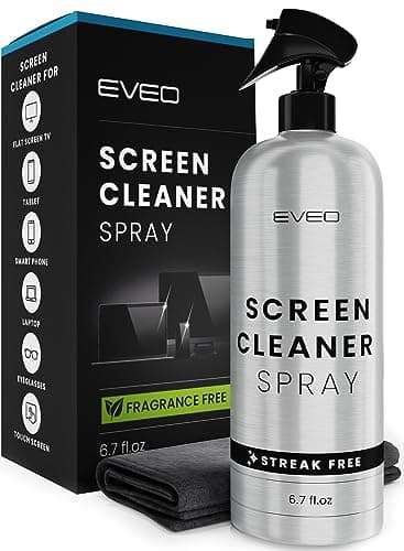 Screen Cleaner Spray and Wipe - for TV Screen Cleaner for Smart TV, Computer Screen Cleaner, TV Cleaner Spray and Cloth, Laptop Screen Cleaner, Monitor Cleaner, MacBook Screen Cleaner for Electronics 1