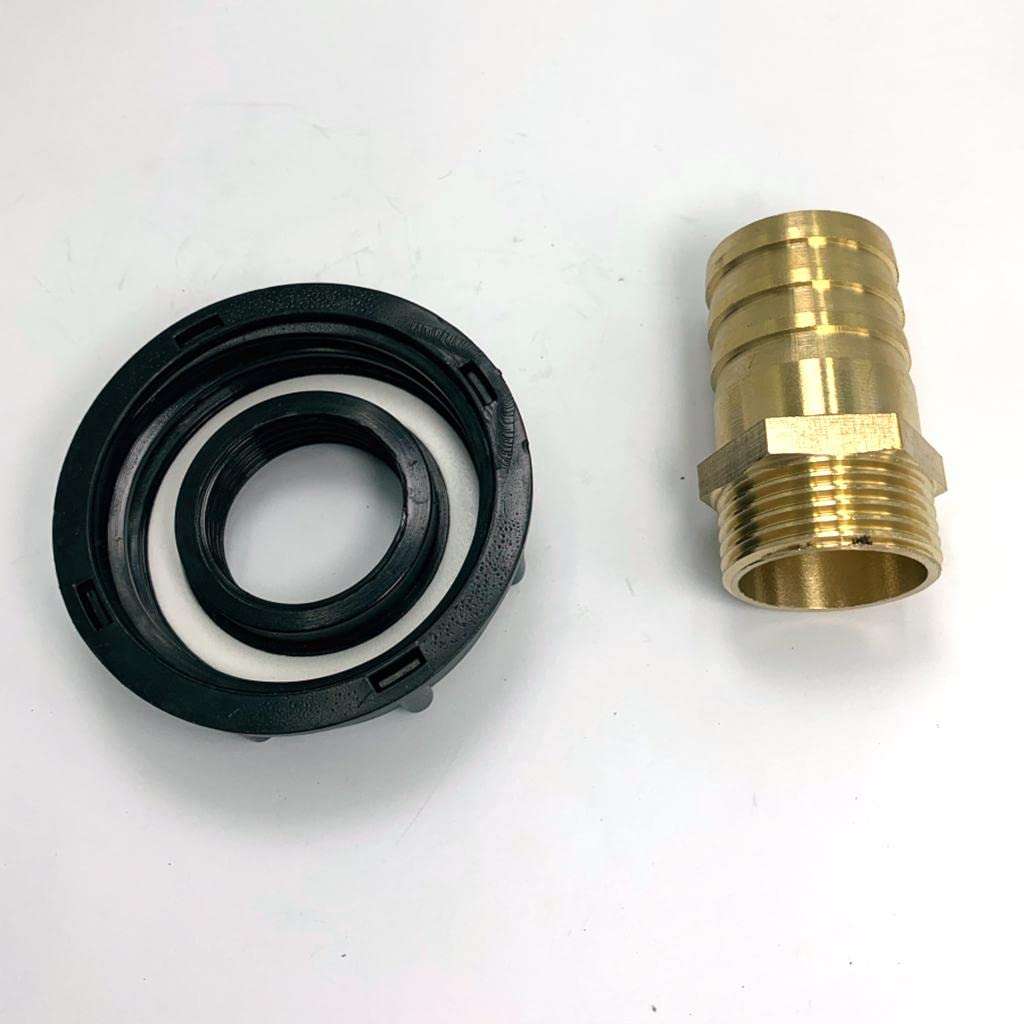 CALANDIS IBC Tank Adapter Female Thread 1/2 3/4" 1" Water Tank Adapter Fitting 32mm" 1