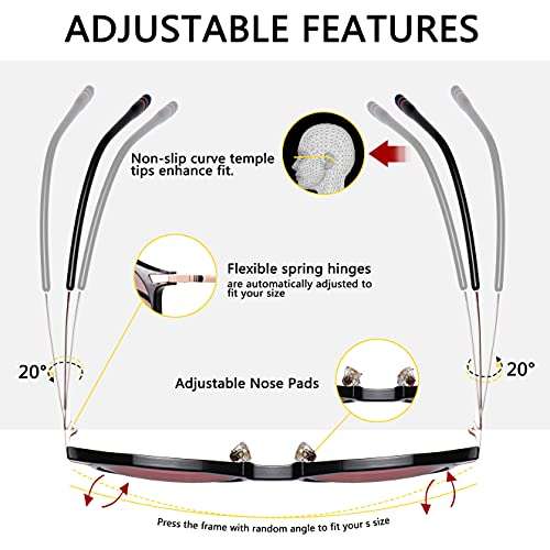 Color Blind Glasses That Make People See Color - Premium High Contrast Colorblind Glasses - Lightweight Men's Color Blind Correcting Glasses 3