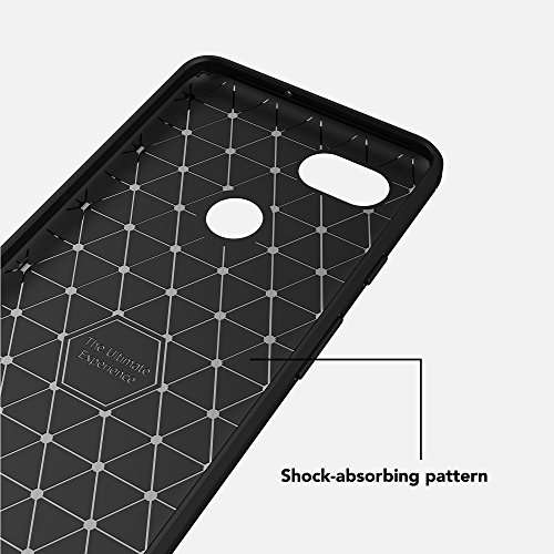 NALIA Silicone Case Compatible with Google Pixel 2 XL, Ultra-Thin Protective Cover Rugged TPU Rubber-Case Gel Soft Skin Shockproof Slim Back Bumper Protector Back-Case Smartphone Shell - Black 5