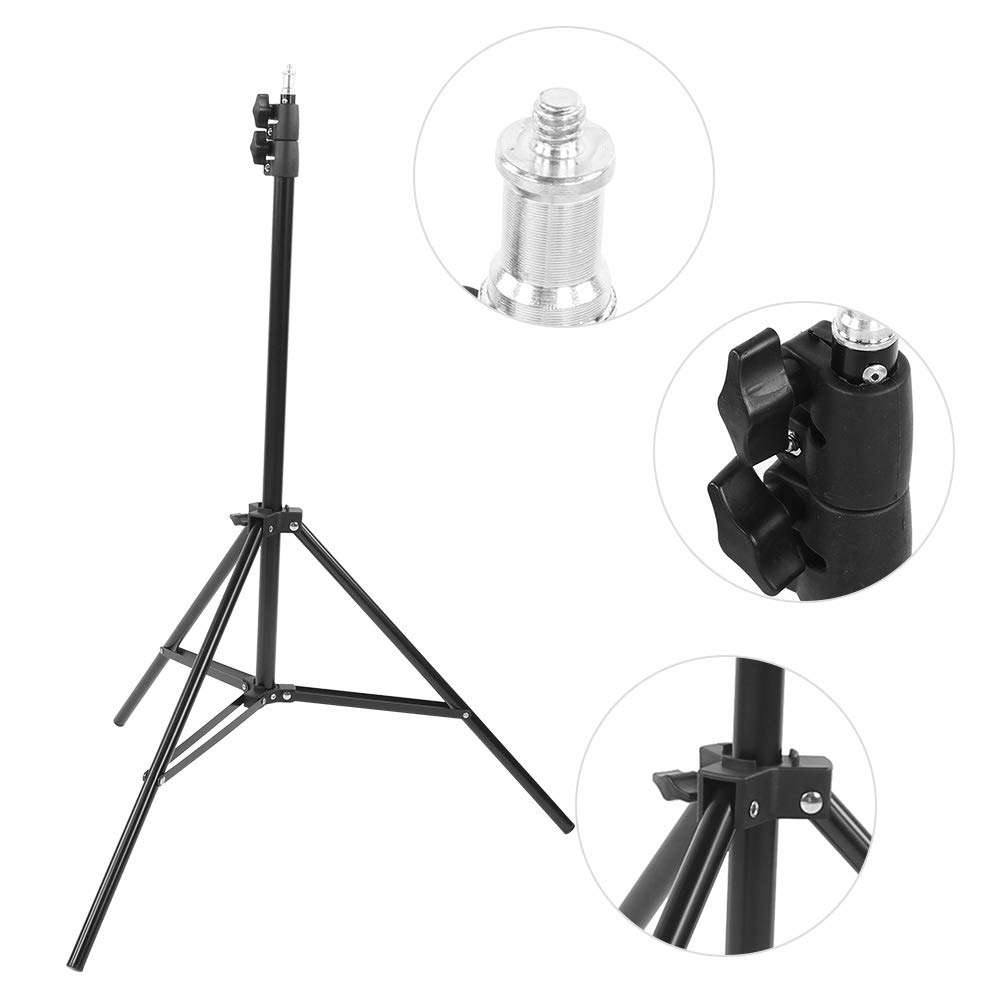 Ichiias Convenient Stable and Solid Light Stands Tripod Lamp Holder Tripod Home for Camera 5