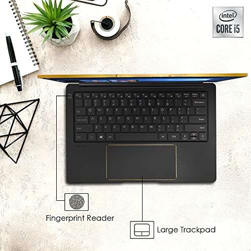 AVITA Liber NS14A8INF561-PAF Special Edition Intel 10th Gen Core i5-10210U 14 inches(35cm) Gaming, Business Laptop (8GB/512GB SSD/Windows 10 Home/Integrated UHD Graphics, 1.25kg), Golden Matt Black 3