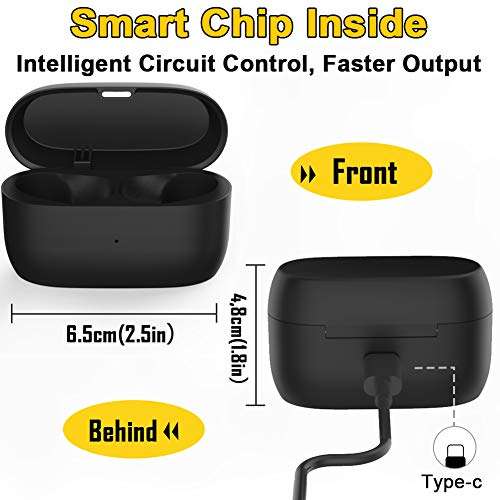 Charging Case Compatible with Jabra Elite Active 75t and Jabra Elite 75t, Replacement Charger Case for Jabra Elite 75t / Elite 75t, Earbuds not Included 3