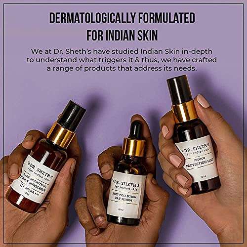 Dr. Sheth's Ashwagandha & Alpha Arbutin Face Serum for Anti-Pigmentation and Dark Spot Removal | Brightening Serum for Men | 30ml 6