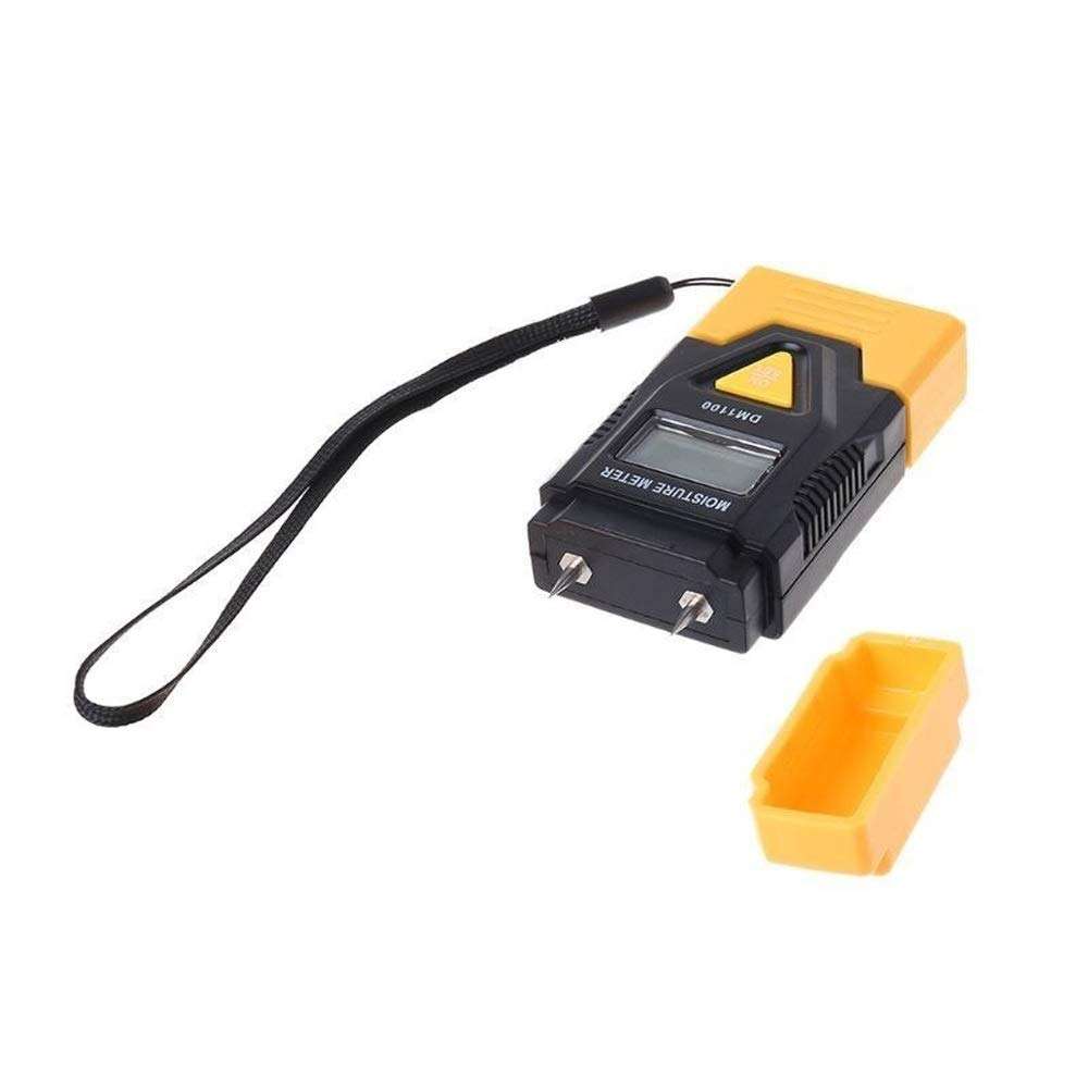 WZCUICAN Moisture Meters 3in1 Digital Wood Moisture Meter Sawn Timber Humidity Tester Thermometer 2