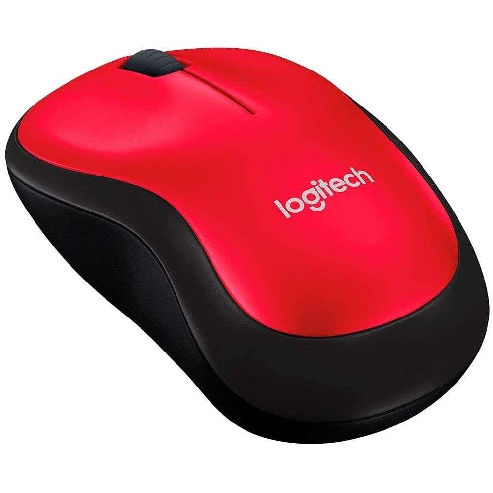 Logitech M185 Wireless Mouse, 2.4GHz with USB Mini Receiver, 12-Month Battery Life, 1000 DPI Optical Tracking, Ambidextrous, Compatible with PC, Mac, Laptop - Red 5