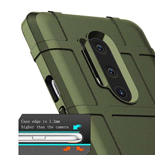 Sucnakp for Oneplus 8 Pro Case One Plus 8 Pro Case 1+8 Pro Case Heavy Duty Shock Absorption Phone Cases Impact Resistant Protective Cover for Oneplus 8 Pro（New Army Green） 3