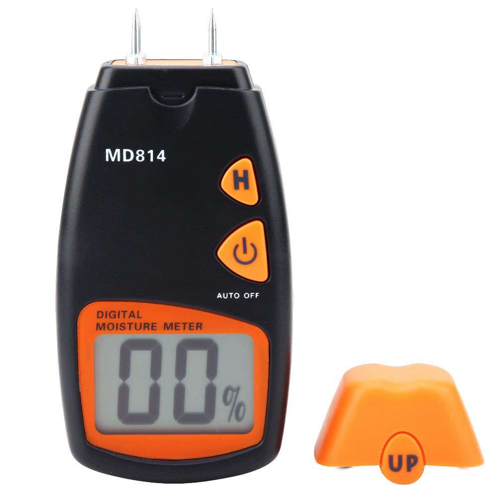 CICIN Wood Moisture Meter LCD Display, Digital Wood Moisture Meter Humidity Tester Measuring Detector (Batteries Not Included) 3