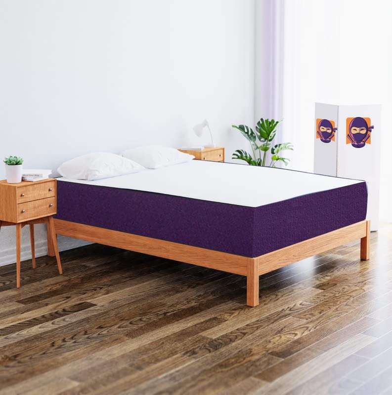 Sleep Ninja Orthopedic Memory Foam Mattess| Medium Firm Feel for Balanced Comfort/Back Support | 5 inch Queen Size Bed with Free Pillows (72 × 66 × 5 Inches) 3