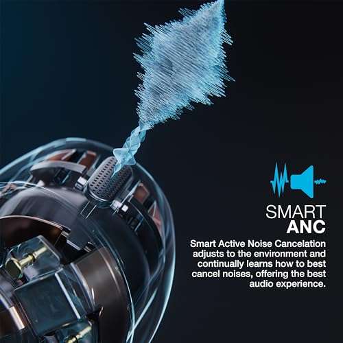 JLab Epic Lab Edition True Wireless Earbuds, Hybrid Dual Drivers, Spatial Audio, Multipoint BT, Wireless or USB-C Charging, Wear Detect Auto Play/Pause, Google Fast Pair 4