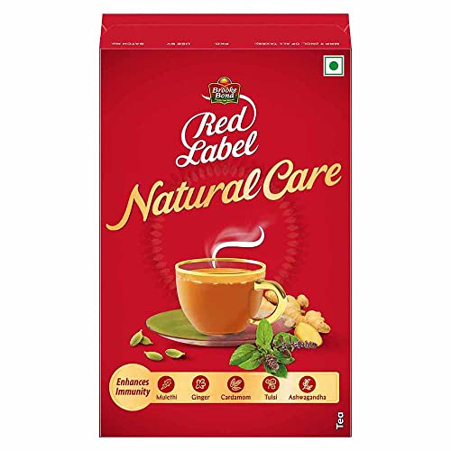 Red Label Natural Care Tea, With 5 Ayurvedic Ingredients, 500 Grams, Ginger