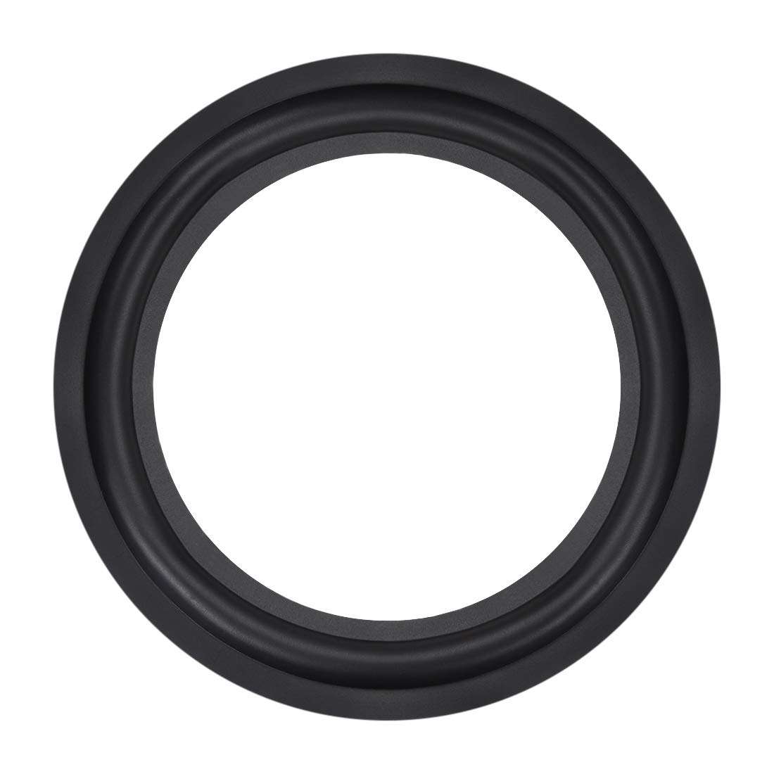 uxcell 12 Inch Speaker Rubber Edge Folding Ring Horn Replacement Parts for Speaker Black 1