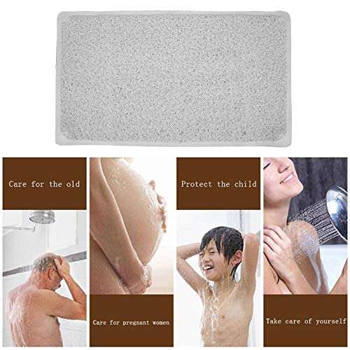 Ubersweet® GUIGUIHU Anti-Slip Toilet Carpet Bathroom Shower Cover Pad Rug Kitchen Door Bath with Sucker Bathroom Accessories 4