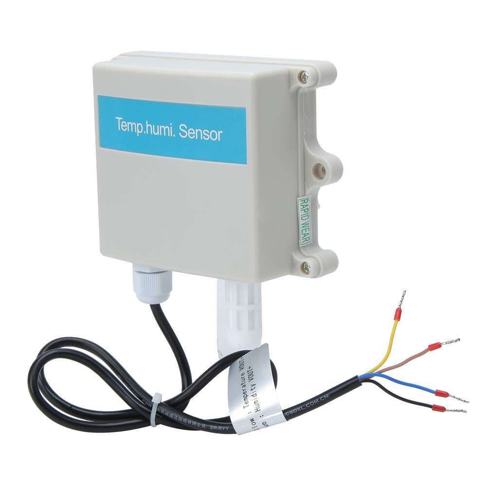 Valentine's Day Carnival Boquite Fast Ventilation 4.3x3.3x1.7in Temperature Humidity Sensor, Temperature Humidity Transmitter, Gardens for Agricultural Greenhouses Flowers Home Potted 5