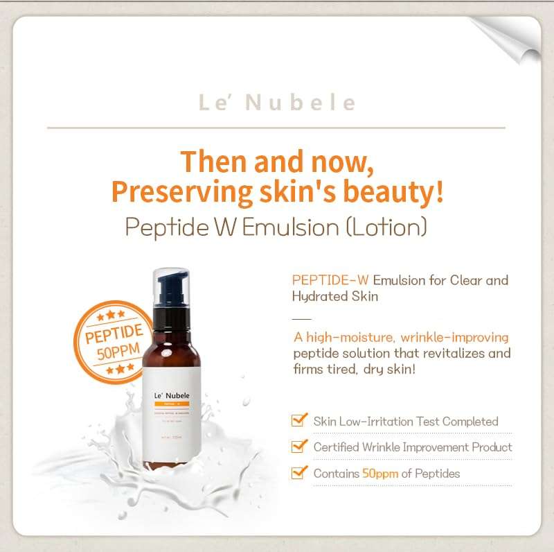Le' Nubele Peptide Lotion - Lightweight Hydrating Lotion for Sensitive Skin, Calming & Moisturizing, Enriched with Plant-Based Extracts, Korean Skincare, 4.05 fl. oz (120ml) 3
