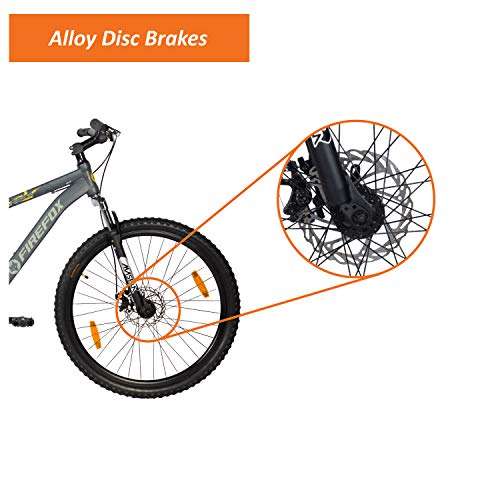 Firefox Bikes Nexus-D 27.5T MTB Mountain Bike with dics brake I (GREY) | Frame: 17 Inches - Unisex Adult 5