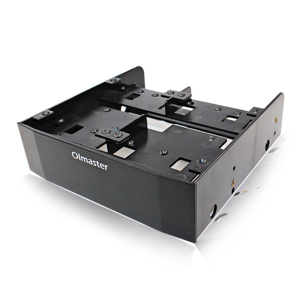 Hard Disk Conversion Rack Bracket Chassis Optical Drive Bit Multi-Functional 5.25In to 3.5In Bracket Olmaster 2.5in Hard Drive Disk Rack