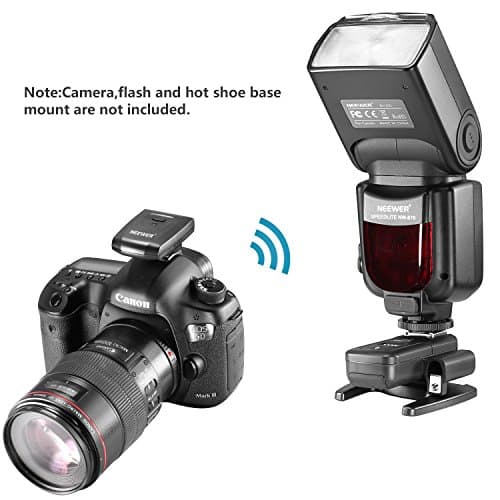 Neewer 16 Channels Wireless Radio Flash Speedlite Studio Trigger Set, Including (1) Transmitter and (4) Receivers, Fit for Canon Nikon Pentax Olympus Panasonic DSLR Cameras (CT-16) 3