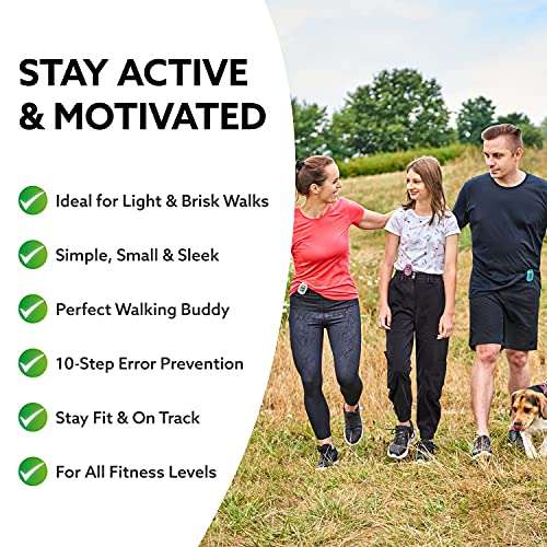 3DFitBud Simple Step Counter Walking 3D Pedometer from 3DActive with Clip & Lanyard - A420S - White 5