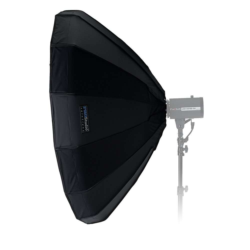 Pro Studio Solutions EZ-Pro 48in (120cm) Beauty Dish and Softbox Combination w/Profoto Speedring - Soft Collapsible Beauty Dish with Speedring for Bayonet Mountable Strobe, Flash and Monolights 6