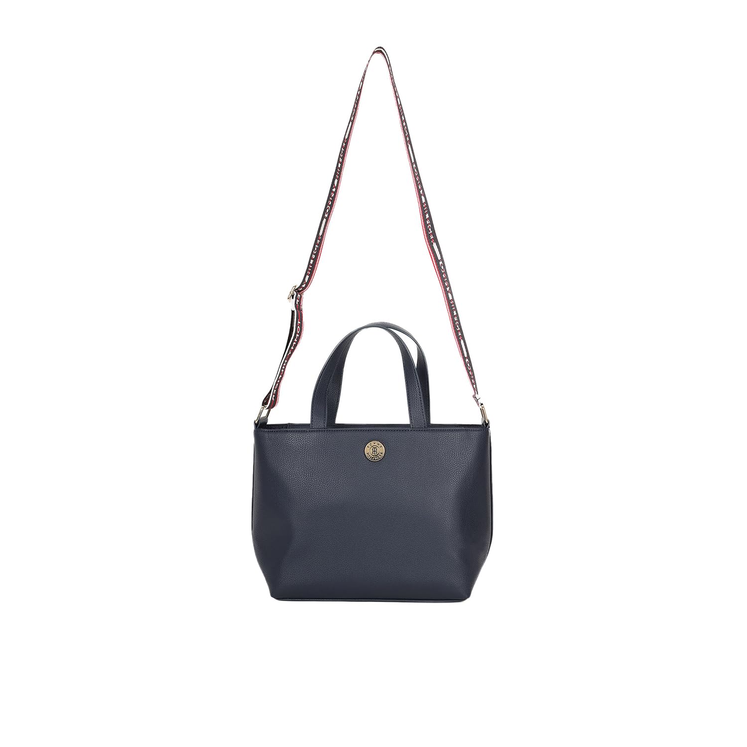 Tommy Hilfiger Pu Blue Solid Women Shoulder Bag (OS) - S24HWBG316