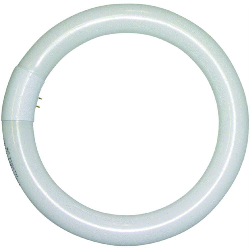 LIGHTS OF AMERICA 2630B Circline Compact Fluorescent Replacement Tri Phosphor Light Bulb, 30W