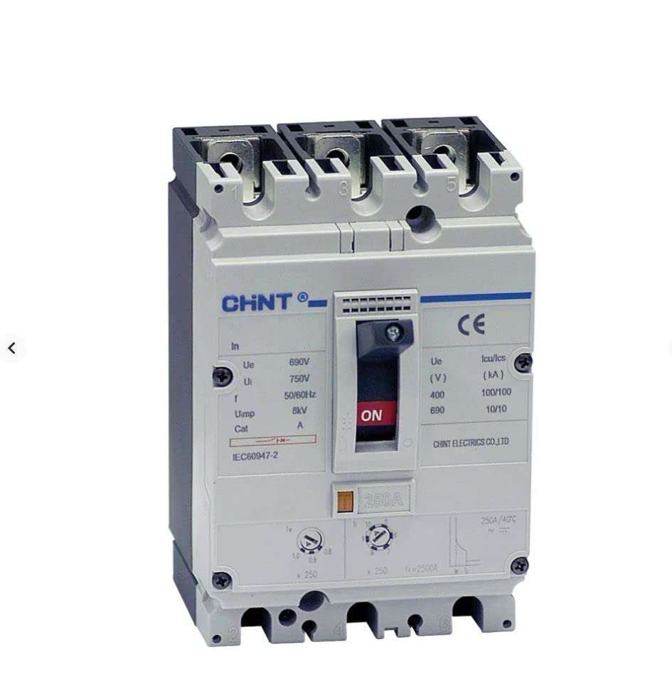 ARINO (ORIGINAL) CHINT'S MCCB 200A 3 POLE HEAVY DUTY MCCB 100% COPPER TERMINAL (1 YEAR WARRANTY) 200A MCCB 200A 3POLE MCCB 200A 3P MCCB 1