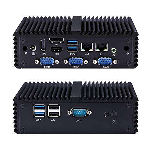 Kettop?Silent?pc Mi3160b Intel Celeron J3160,1.6 Ghz Aes-Ni4Gb Ddr3L Ram 64Gb Ssd 1 Dp,4 Com,2 LAN,2 Hd,6 USB,Com,Support Windows Os/Linux 1