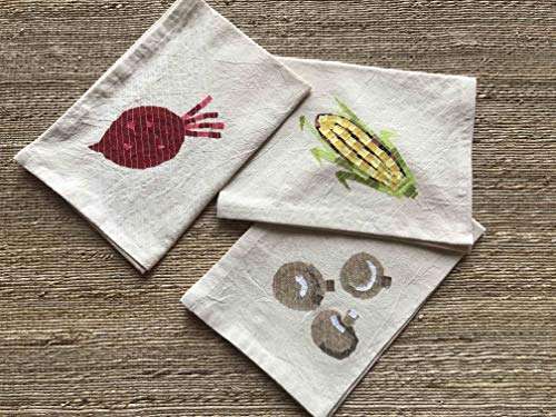 Calyz Textiles Yellow Corn Kitchen Towel 3