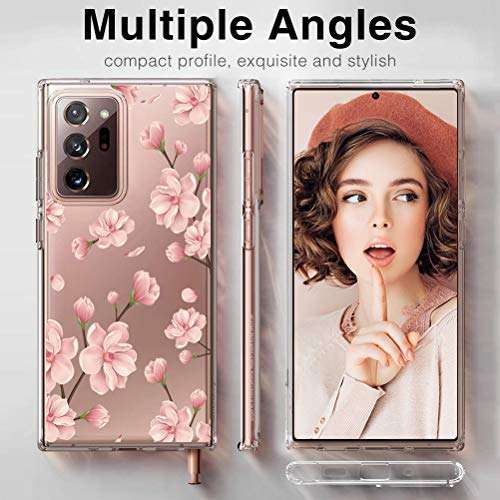 Protective Case for Galaxy Note 20 Ultra Case Shockproof Compatible with Samsung Galaxy Note20 Ultra 5G Case Anti-Yellowing Flexible Silicone Bumper Anti-Scratch Cover for Note 20 Ultra -2020 6