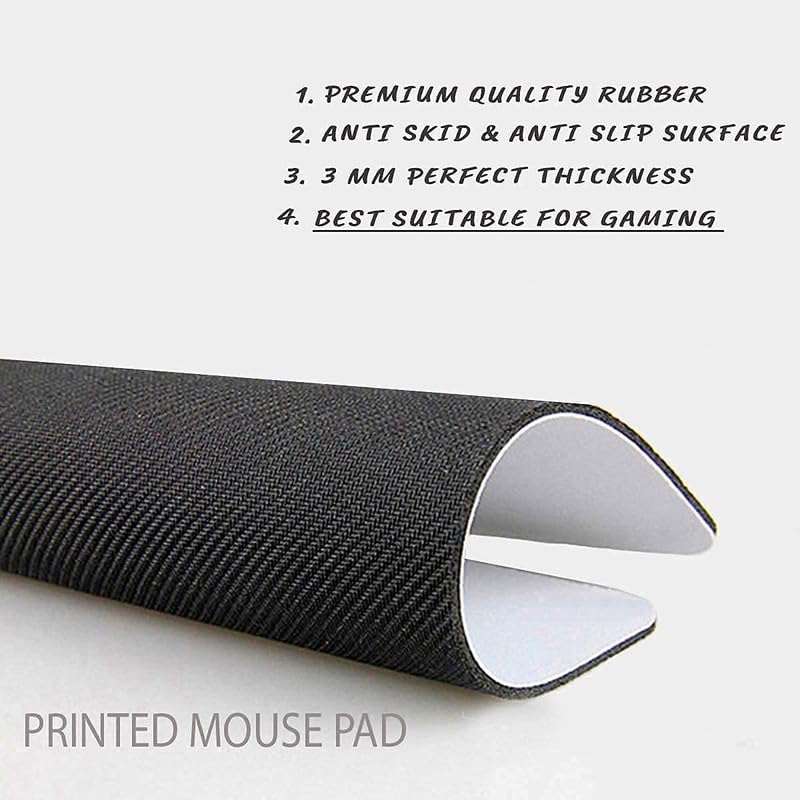 Gifts Export Hub Mouse Pad for Laptop Desktop PC Gaming Mousepads Rubber Base with Anti-Skid Smooth Surface (22 cm x 18 cm) Harry Potter – Elder Wand & Lightning Scar Design-32 5