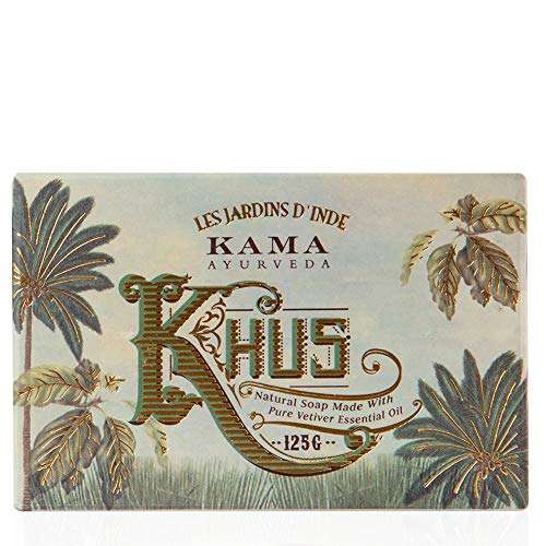 Kama Ayurveda Organic Khus Soap 100% Organic and Cold Pressed, 125g 1