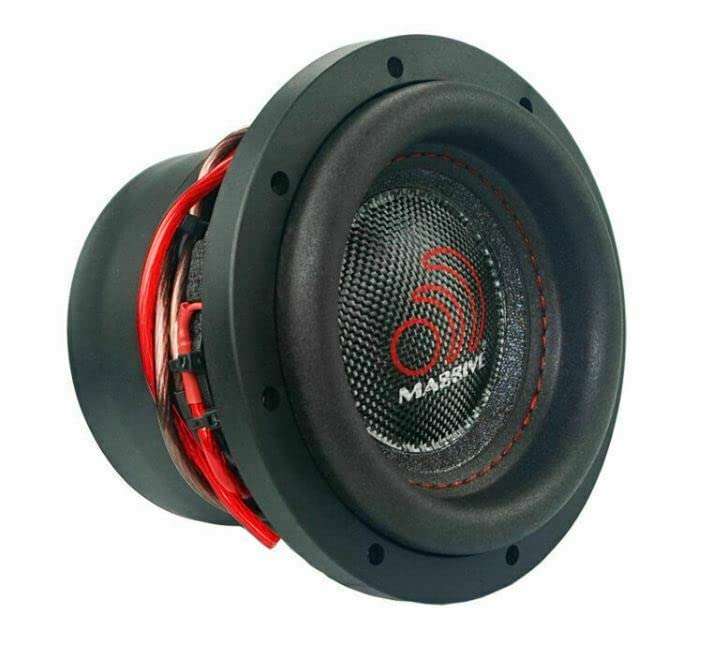 Massive Audio SUMMO64 | 6.5 Inch Car Audio 300 Watt SUMMO Series Competition Subwoofer, Single 4 Ohm, 1.5 Inch Voice Coil. Sold Individually 4