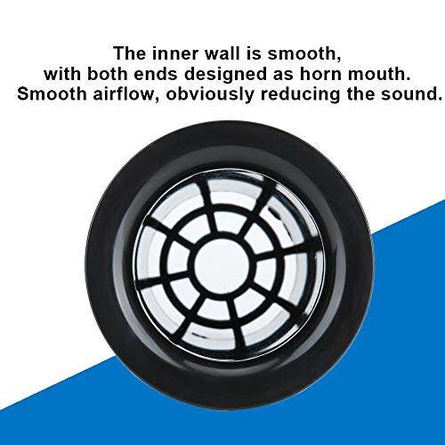 Annadue Inverter Speaker Tube, 2-Part Speaker Ventilation, Black subwoofer for 6-10 inch Speakers(T9 Opening 71) 6