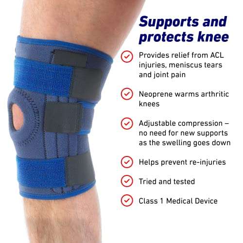 Neo-G Knee Brace, Stabilized, Open Patella – Knee support helps with Arthritis, Joint Pain, Meniscus Tear. Knee Brace for Rehabilitation Class 1 Medical Device 3