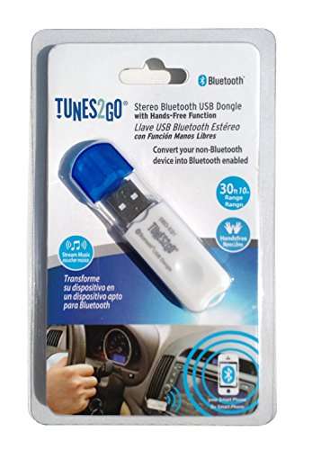 SONDPEX TUNES2GO Bluetooth USB Dongle A2DP 2.1 5