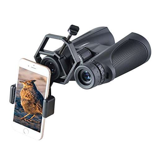 GOSKY Smartphone Adapter Mount Large Size - Compatible with Binoculars, Monoculars, Spotting Scopes, Telescope, Microscopes - Fits almost all Smartphones on the Market - Record Nature and The World 4
