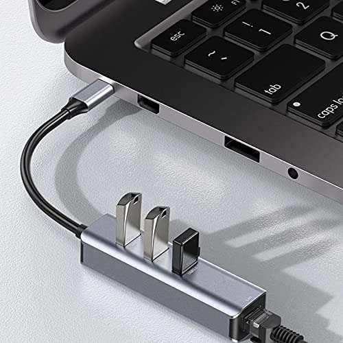 WPYYI Notebook Accessories Type C Network Cable to Interface Desktop Computer All-in-one Universal Network Port Converter (Color : USB Interface) 5