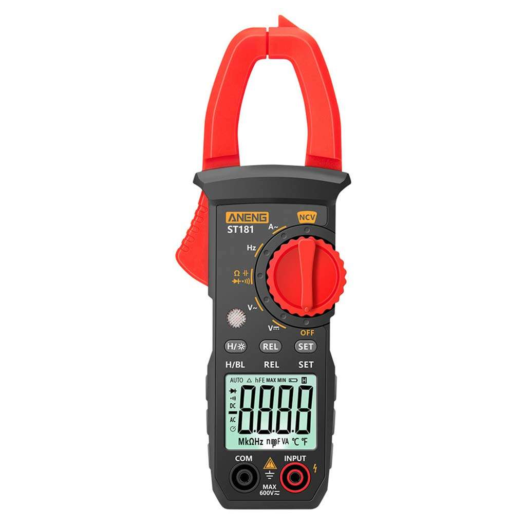Digital Clamp Meter Multimeter Current 4000 Counts Multimeter Ammeter Voltage Tester ST181，Electrical Tester with NCV 3
