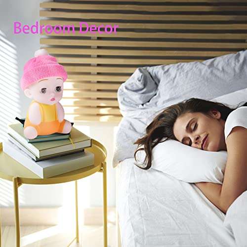 Aresrora Doll Wireless Bluetooth Speaker,Vintage Decor,Kawaii Speaker with TWS Pairing,Bluetooth 5.0,Built-in-Mic,Handsfree Call,TF Card,HD Sound and Bass for Android/iOS Devices (Girl) 5