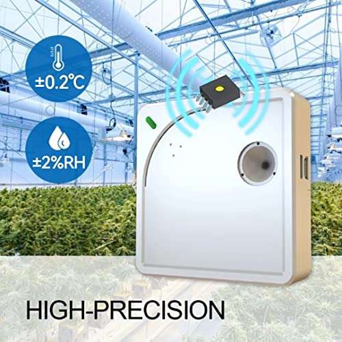 UbiBot WS1 WiFi Environmental Sensor: Temp, Humidity, Light Monitoring | External Probe | Alerts, Schedule Reports & Device Sharing | Local Deployment| IFTTT & Alexa | 2.4GHz WiFi, No Hub Needed 4