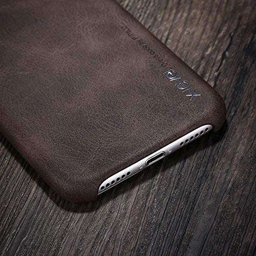 X-level iPhone Xs MAX Case Premium PU Leather [Vintage Series] Slim Fit Ultra Light Soft Touch Protective Mobile Cell Phone Back Cover Case for iPhone Xs MAX(2018) 6