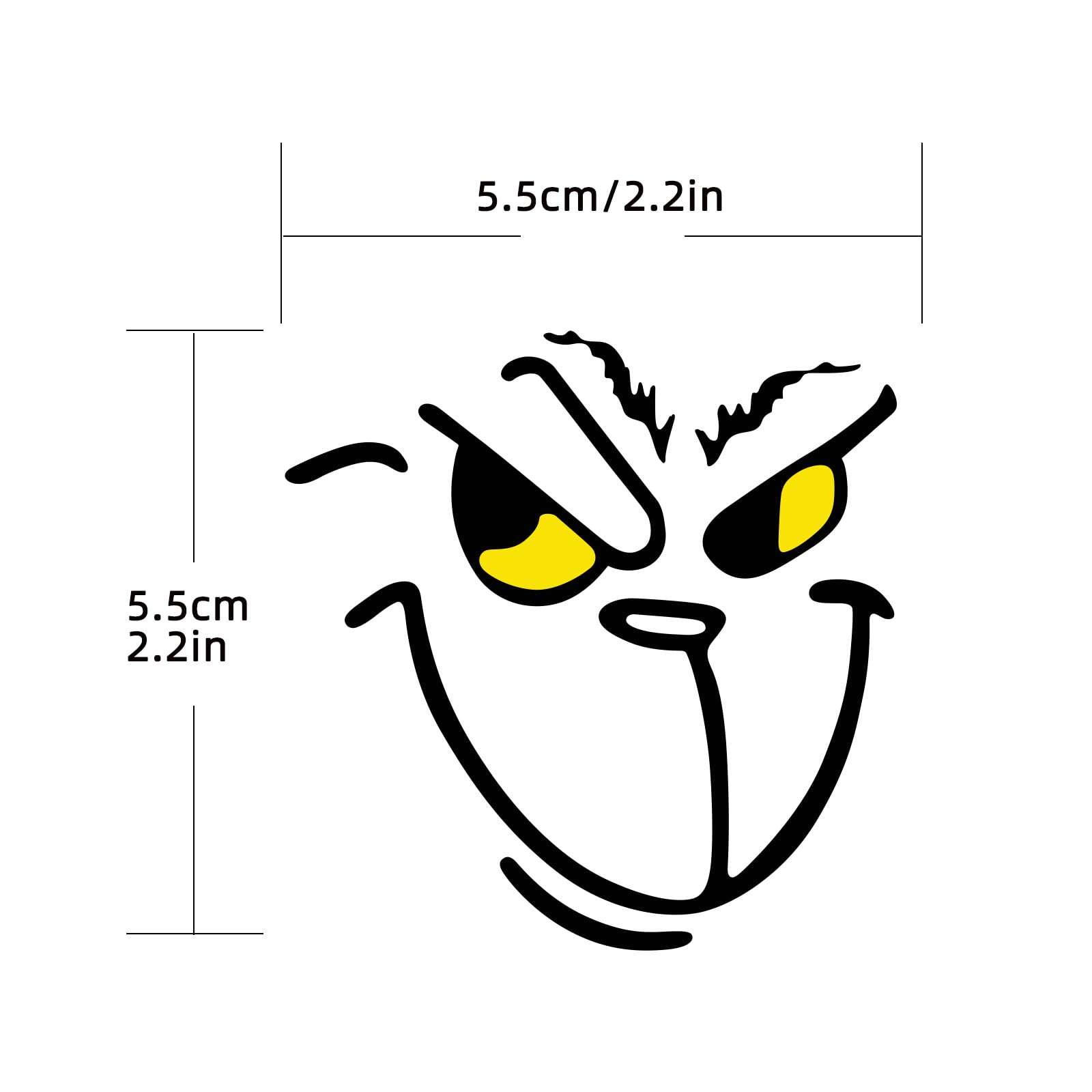 10 Pcs Christmas Ornament Stickers, Christmas Vinyl Stickers,Christmas Decoration Stickers, Christmas Ball DIY Face Stickers, Christmas Window Stickers, Christmas Party Waterproof Stickers - 2.2*2.2i 3